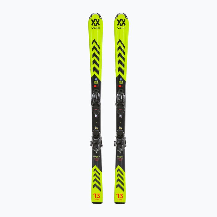 Детски ски за спускане Völkl Racetiger Junior Yellow + 7.0 VMotion Jr yellow/black