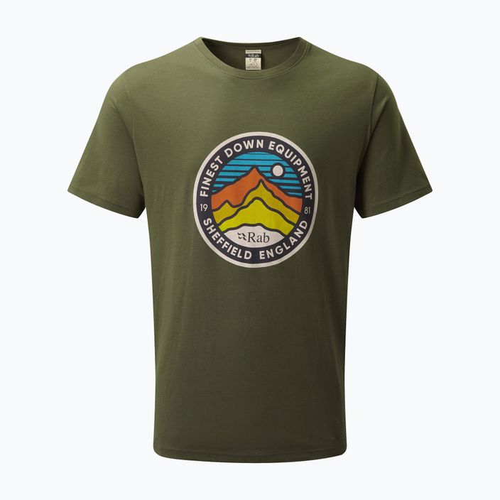 Мъжка риза за трекинг Rab Stance 3 Peaks green QCA-98 2