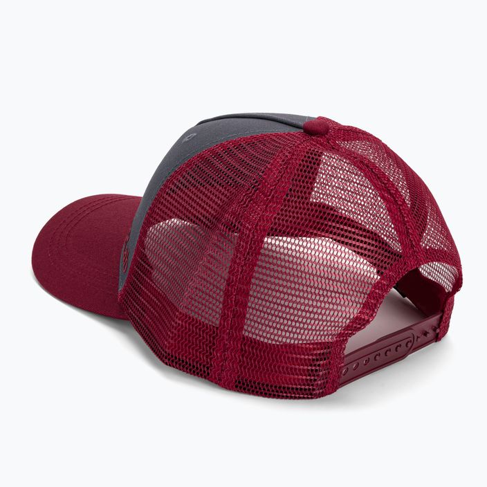 Rab Trucker Лого бейзболна шапка червено-сива QAB-06 3