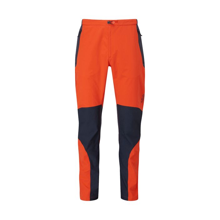 Мъжки панталони за трекинг Rab Torque orange/black QFU-69 3