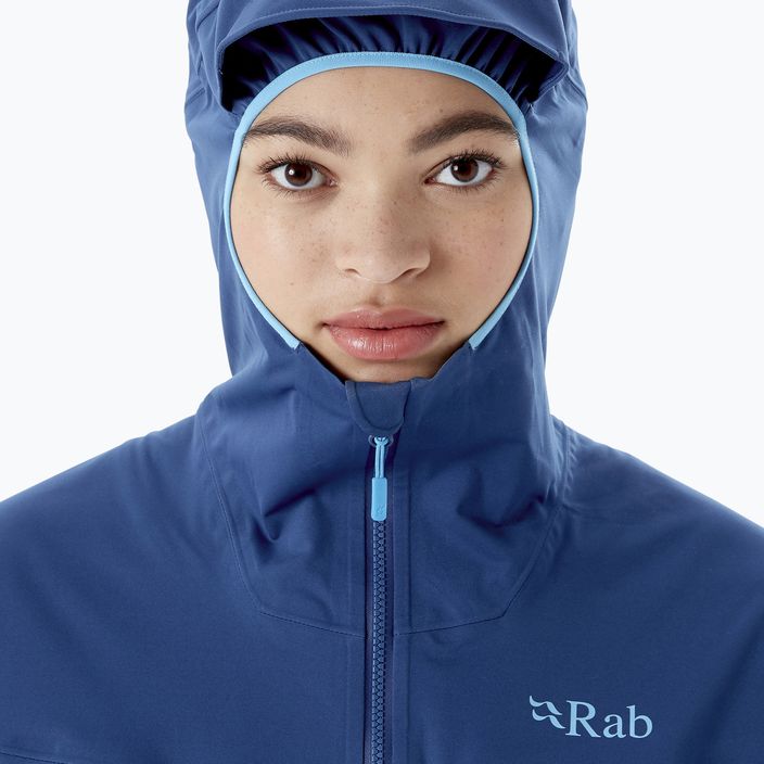 Rab Kinetic 2.0 дамско дъждобранно яке синьо QWG-75 3