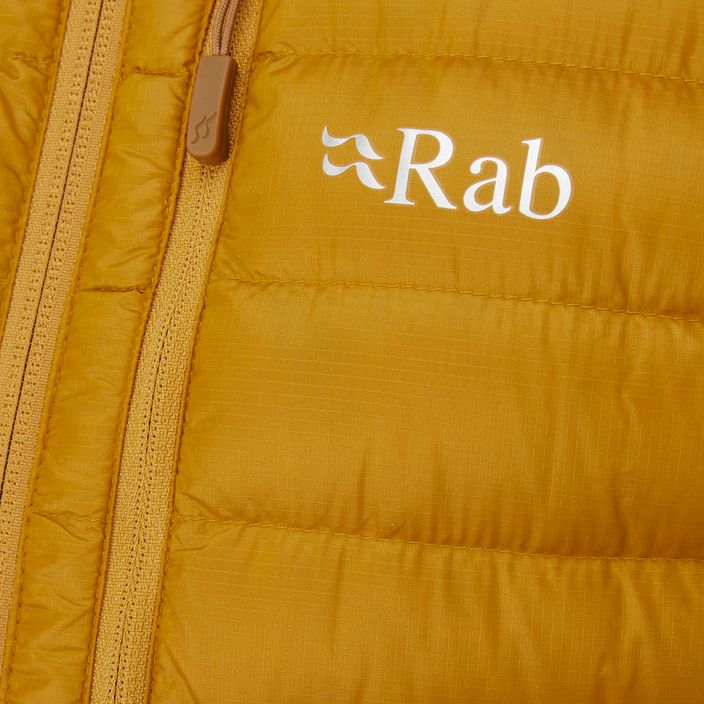 Дамско пухено яке Rab Microlight Alpine yellow QDB-13-DBN-08 4