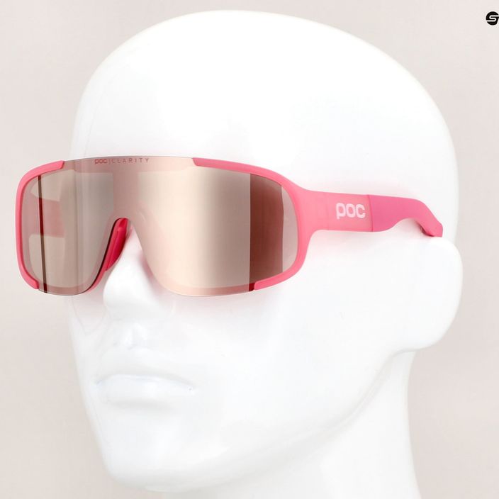 Очила за велосипеди POC Aspire actinium pink translucent/clarity trail silver 6