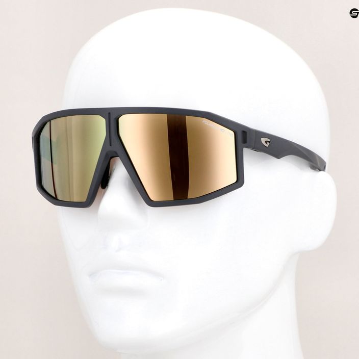 Очила за колоездене GOG Ares матово сиво / черно / полихромно златно E513-2P 7