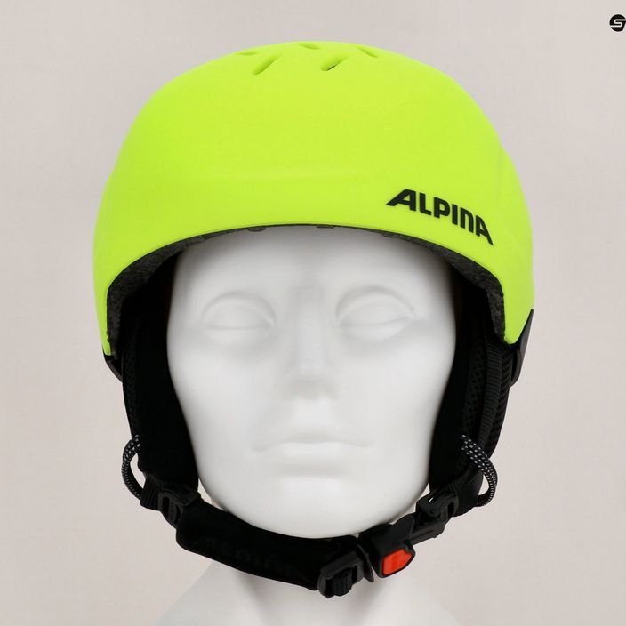 Детски ски каски Alpina Pizi neon/yellow matt 10