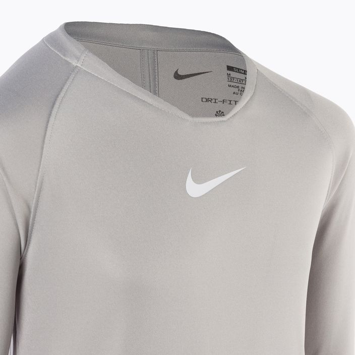 Детски терморокля Nike Dri-FIT Park First Layer pewter grey/white 3
