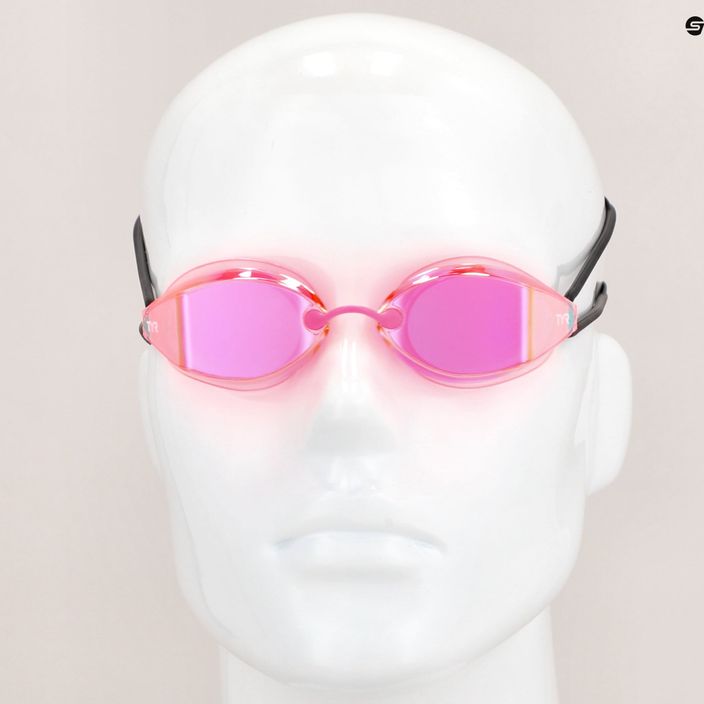 TYR Tracer-X Racing Огледални розови/черни очила за плуване LGTRXM_694 9