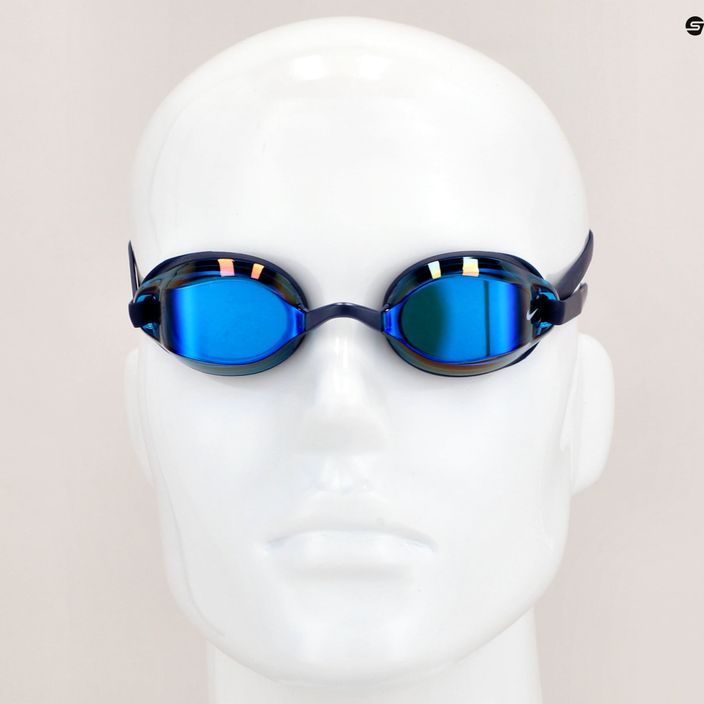 Очила за плуване Nike LEGACY MIRROR сини NESSA178 6