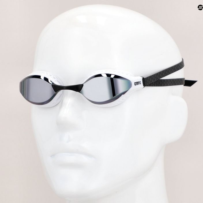 Очила за плуване Arena Air-Speed Mirror черно-бели 003151 7