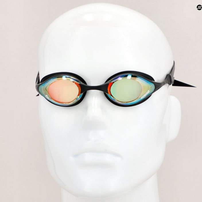 Очила за плуване Arena Cobra Swipe Mirror yellow copper/black 004196/350 15