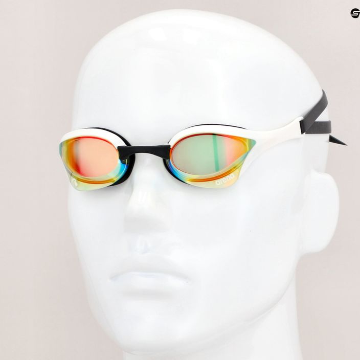 Очила за плуване Arena Cobra Ultra Swipe Mirror yellow copper/white 002507/310 9