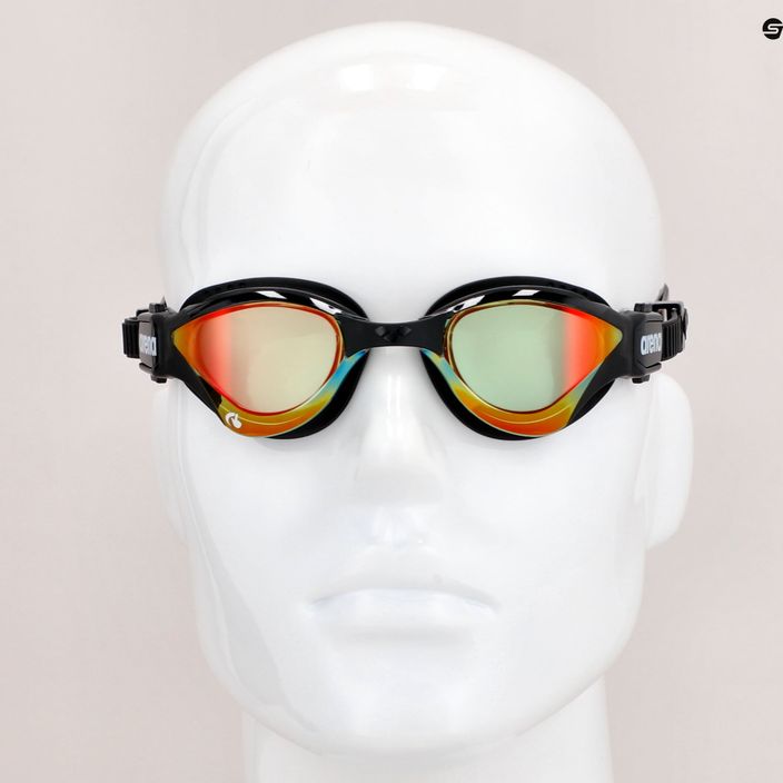 Очила за плуване Arena Cobra Tri Swipe Mirror yellow copper/black 002508/355 10