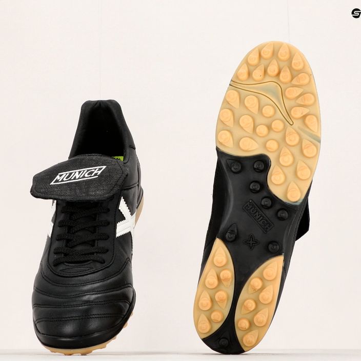 MUNICH Turf Mundial футболни обувки черно/бяло 18
