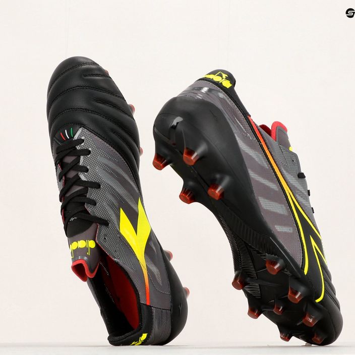Мъжки футболни обувки Diadora Brasil Elite Veloce ITA LPX в черно и бордо DD-101.178785-D0136-43 18