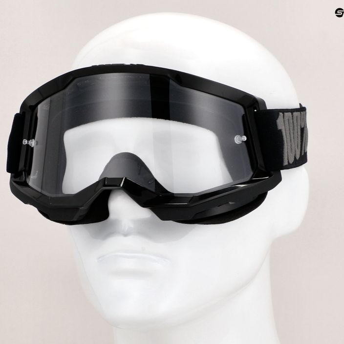 Мъжки очила за колоездене 100% Strata 2 black/clear 50027-00001 7