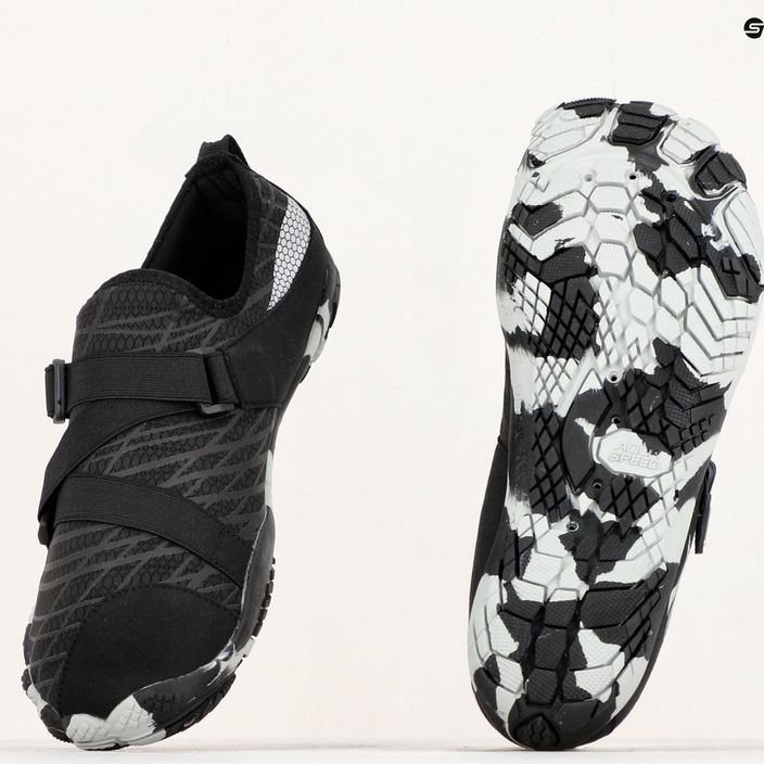 Водолазни обувки AQUA-SPEED Tortuga в черно и бяло 635 17