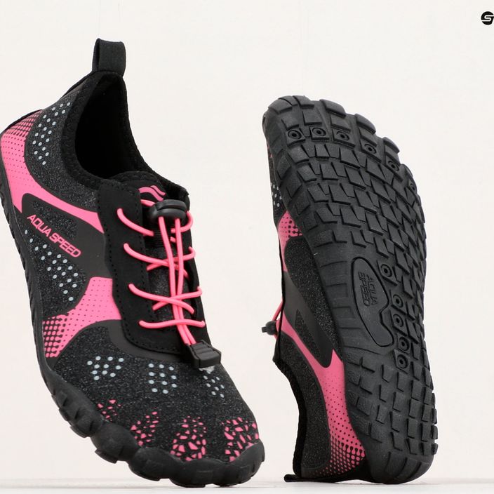Дамски обувки за вода AQUA-SPEED Nautilus black-pink 637 17