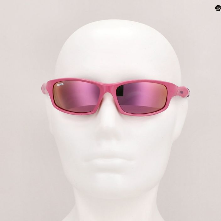 UVEX детски слънчеви очила Sportstyle 507 розово лилаво/огледално розово 53/3/866/6616 11