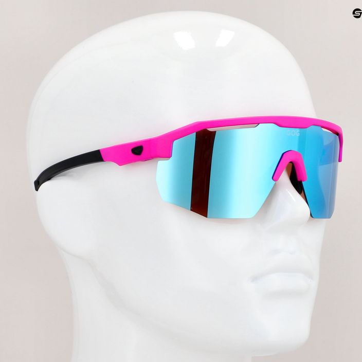 Очила за колоездене GOG Argo matt neon pink/black/white-blue E506-2 12