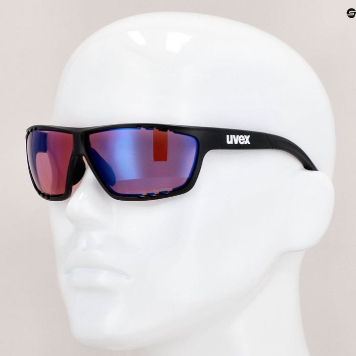 UVEX Sportstyle 706 CV черни/светлинно огледало кехлибарени слънчеви очила 53/2/018/2296 11