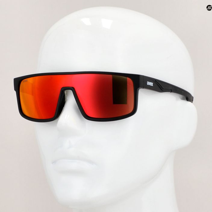 Слънчеви очила UVEX LGL 51 черен мат/огледално червено 53/3/025/2213 11