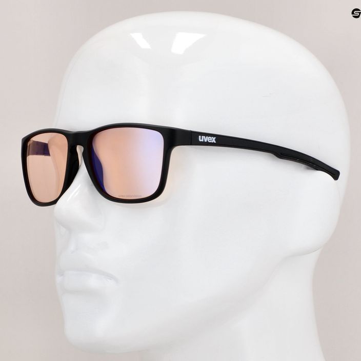 Слънчеви очила UVEX Retina Blue CV черен мат/жълт 53/3/020/2201 11