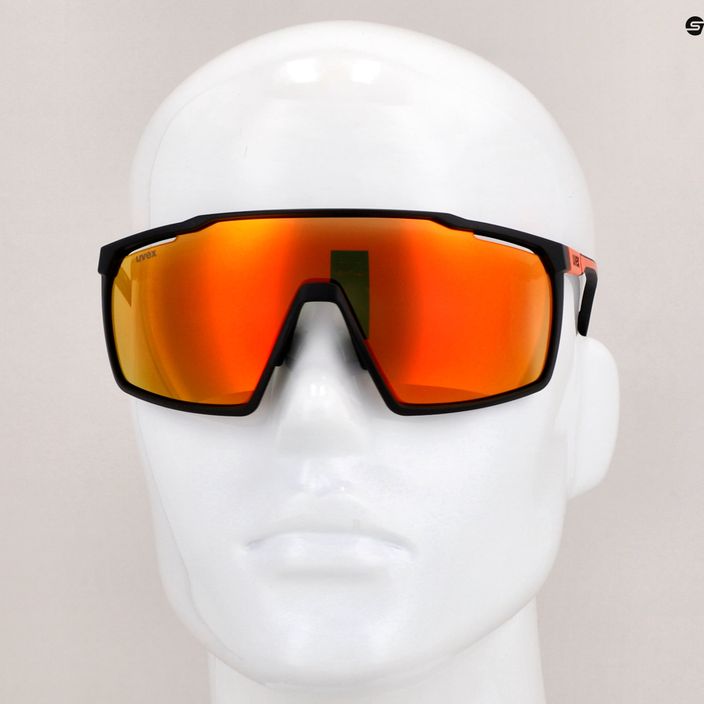 Слънчеви очила UVEX Mtn Perform black red mat/mirror red 53/3/039/2316 11
