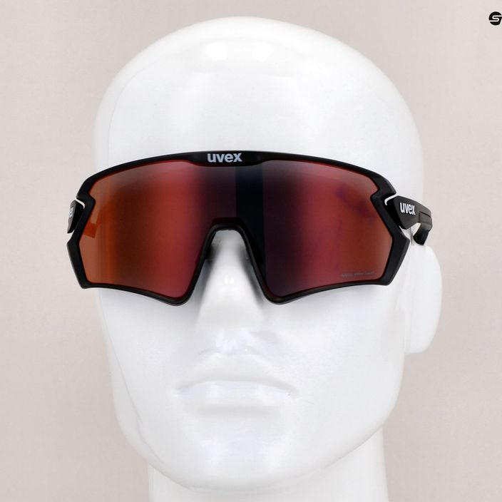 Очила за колоездене UVEX Sportstyle 231 2.0 P черен мат/огледално червено 53/3/029/2230 11