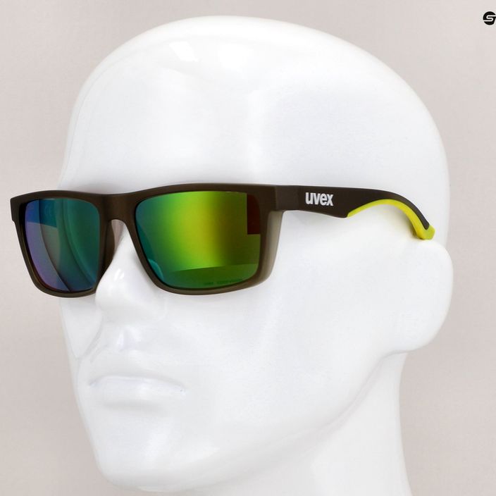 Слънчеви очила Uvex Lgl 50 CV маслинен мат/огледално зелено 53/3/008/7795 11