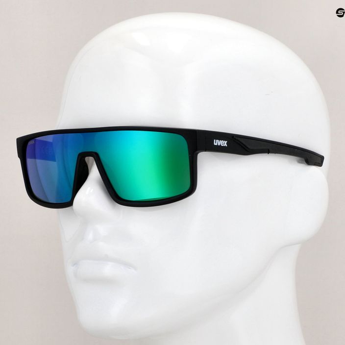 Слънчеви очила UVEX LGL 51 черен мат/огледално зелено 53/3/025/2215 11