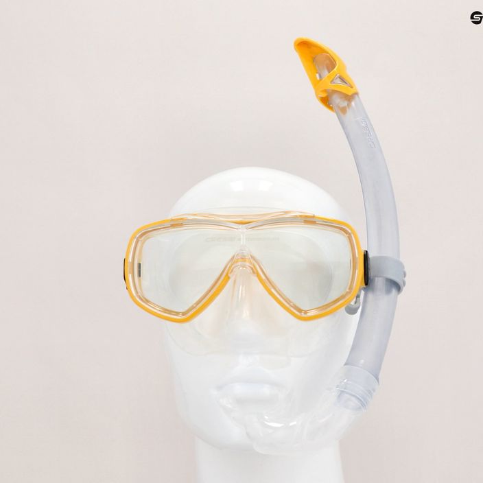 Cressi Onda + Mexico комплект маска за гмуркане + шнорхел прозрачен жълт DM1010151 13