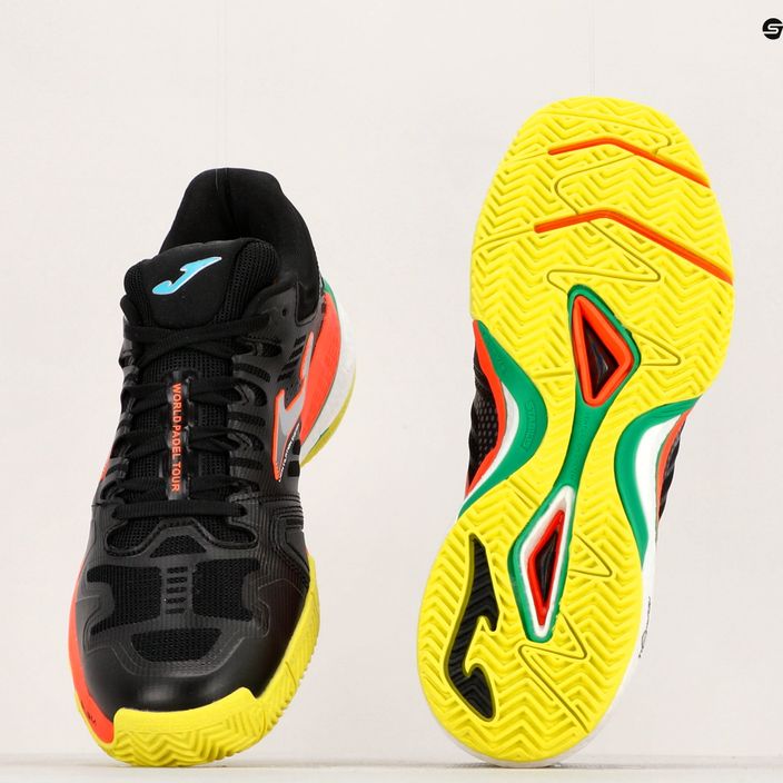 Joma T.Slam 2201 мъжки обувки за тенис в черно и оранжево TSLAMW2201P 13