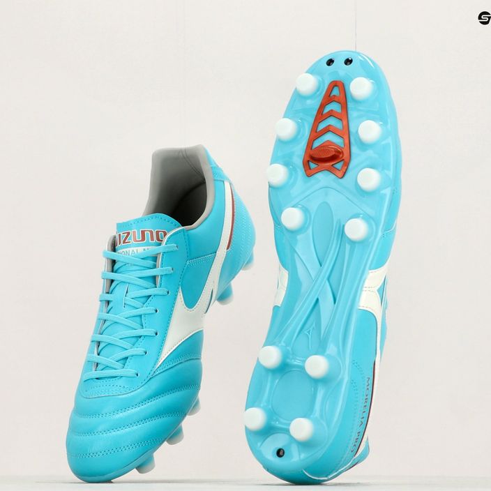Футболни обувки Mizuno Morelia II Pro синьо и бяло P1GA231325 16
