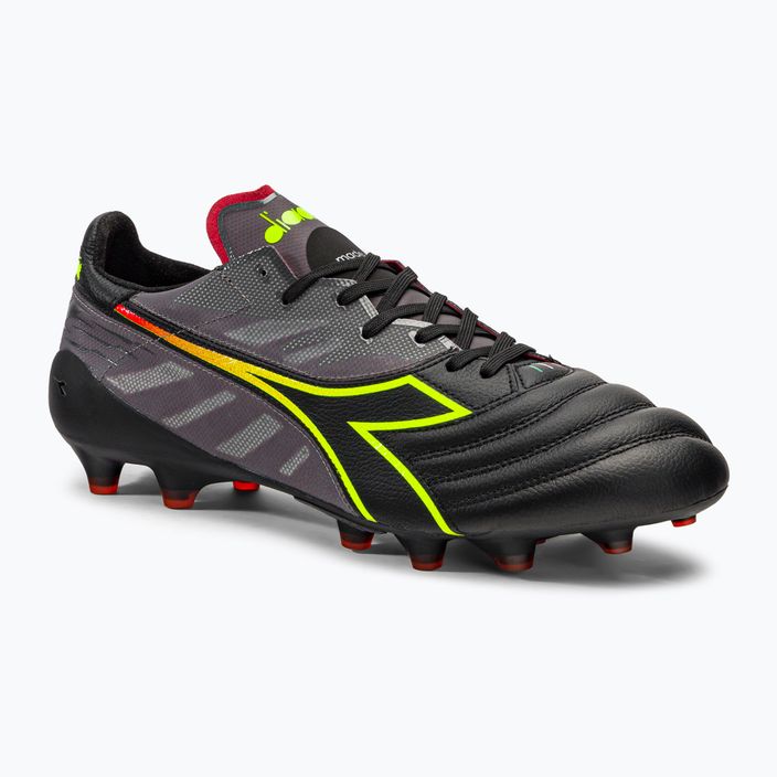 Мъжки футболни обувки Diadora Brasil Elite Veloce ITA LPX в черно и бордо DD-101.178785-D0136-43