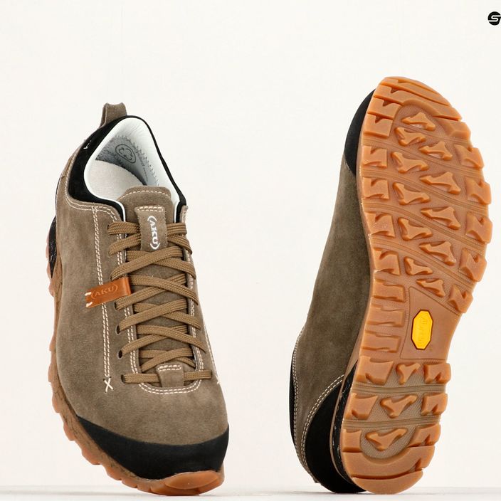 Мъжки обувки за преходи AKU Bellamont III Suede GTX кафяво-черен 504.3-039-7 12