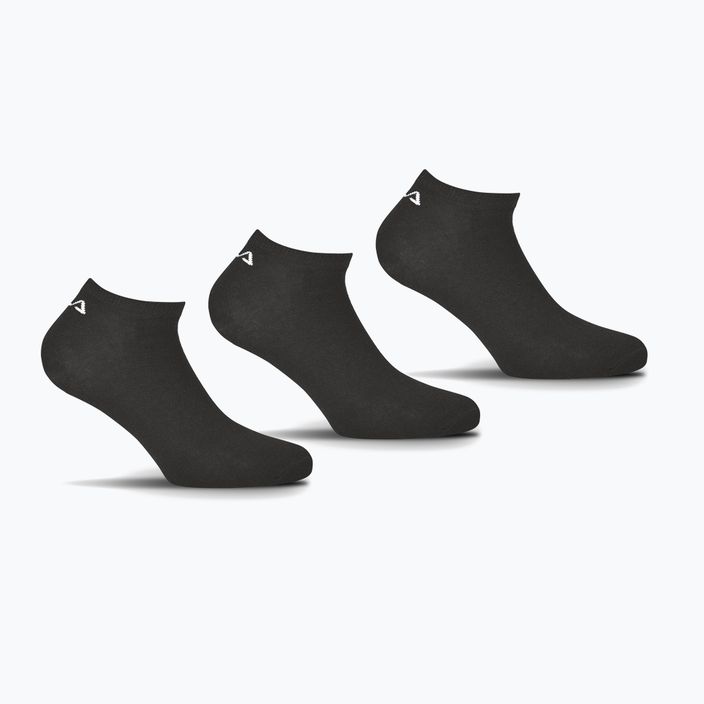 FILA Unisex Invisble Plain 3 Pack чорапи черни 5