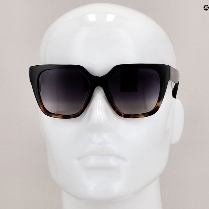 Дамски слънчеви очила GOG Hazel fashion black / brown demi / gradient smoke E808-1P 10