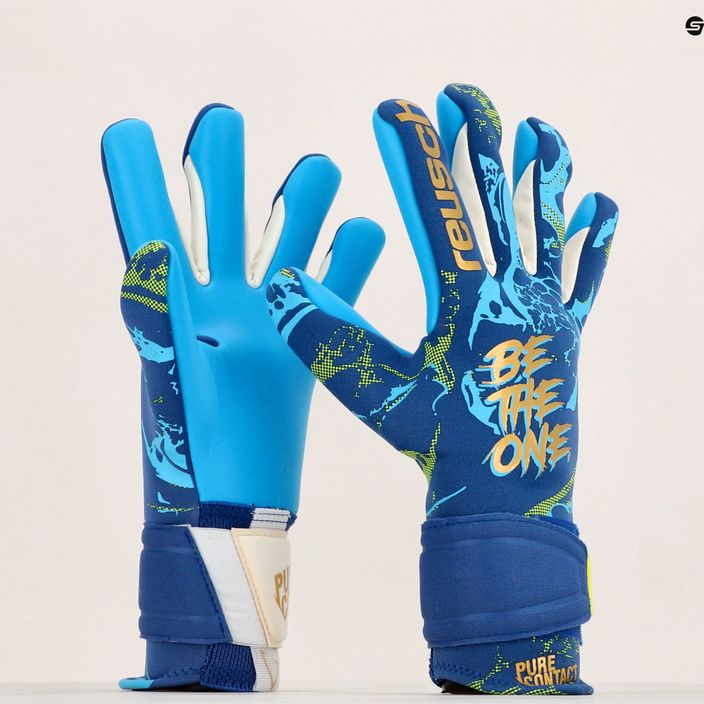 Вратарски ръкавици Reusch Pure Contact Aqua, сини 5370400-4433 9