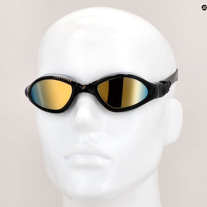 Очила за плуване Zoggs Tiger LSR+ Titanium gold 461092 9