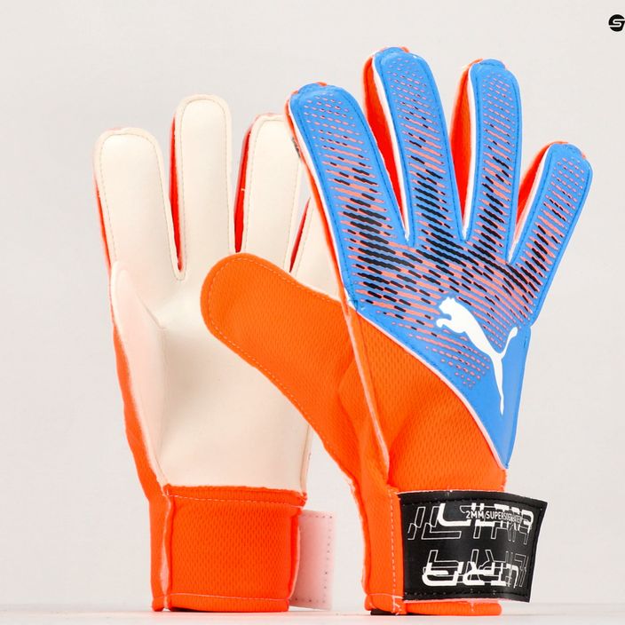 Вратарска ръкавица PUMA Ultra Grip 4 RC ultra orange/blue glimmer 8