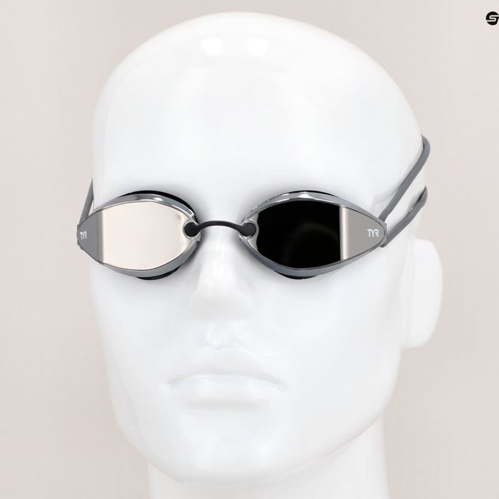 Очила за плуване TYR Tracer-X Racing Mirrored silver/black LGTRXM_043 9