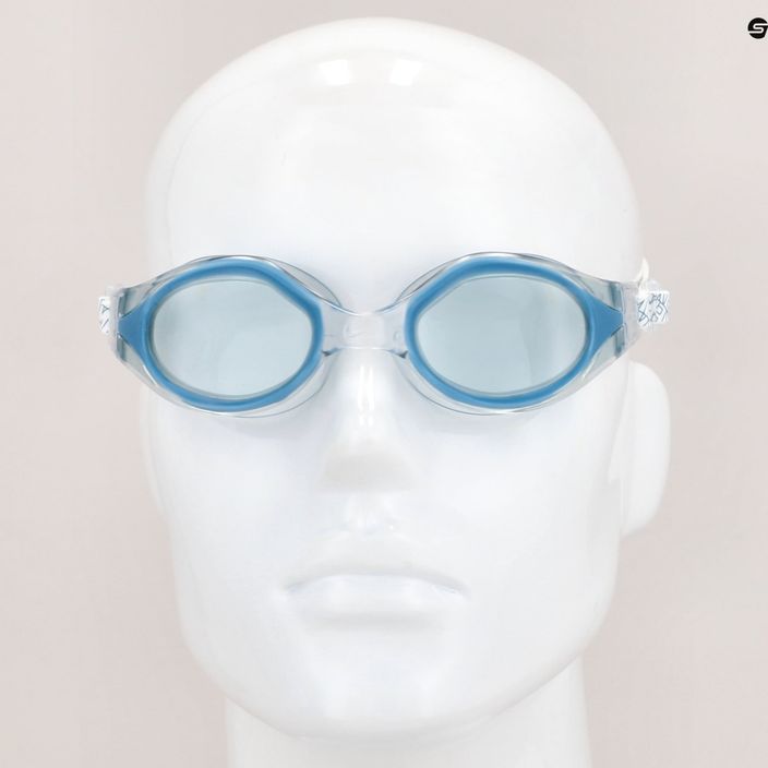 Очила за плуване Nike Flex Fusion 400 в бяло и синьо NESSC152 7
