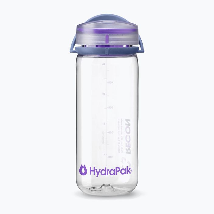 HydraPak Recon 500 ml прозрачна/виолетова бутилка за пътуване