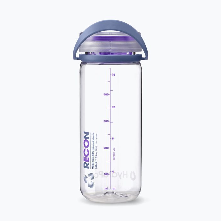 Туристическа бутилка HydraPak Recon 500 ml clear/iris violet 2