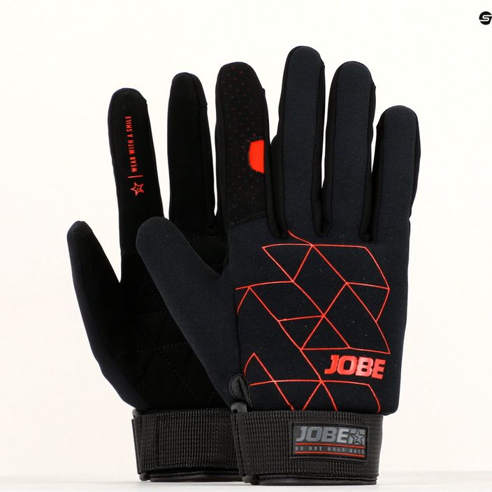 JOBE Stream ръкавици за уейкборд черни и червени 341017002 10