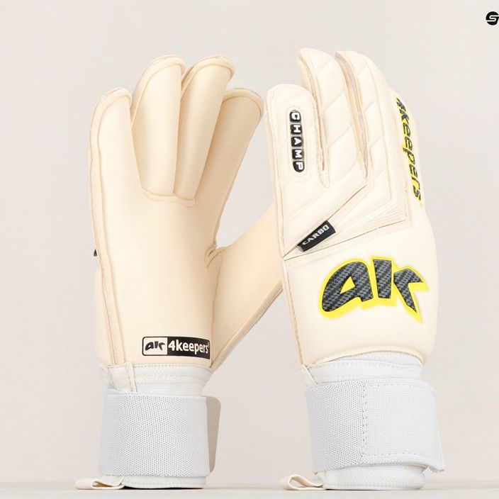4Keepers Champ Carbo V RF Strap вратарски ръкавици бели 11