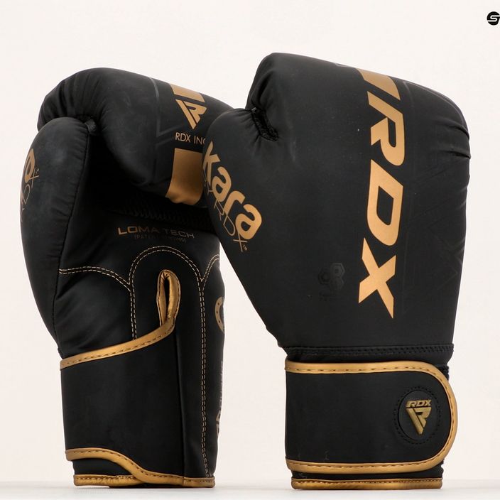 RDX F6 черни/златни боксови ръкавици BGR-F6MGL 15