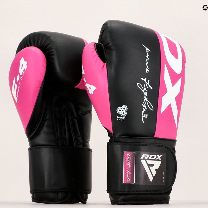 RDX REX F4 розови/черни боксови ръкавици BGR-F4P-8OZ 7