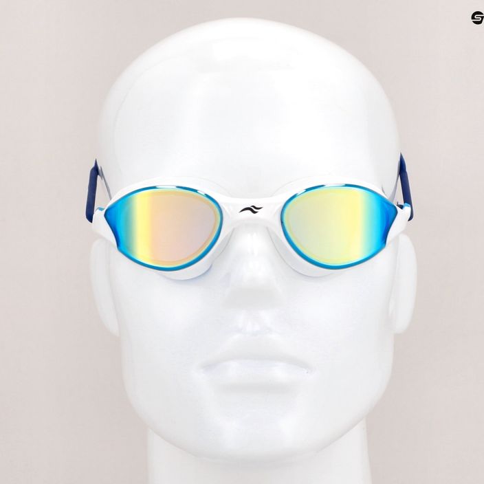 Очила за плуване AQUA-SPEED Vortex Mirror бели/сини 8882-51 7