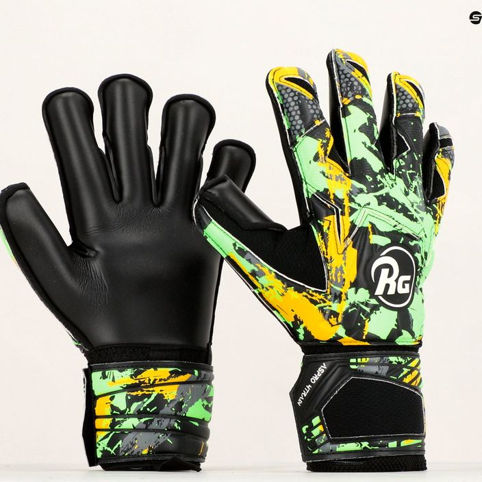 Вратарски ръкавици RG Aspro 4train черни/зелени ASP42107 5